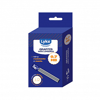 Grafite LYKE 0.7mm - Cx c/ 12 tubos