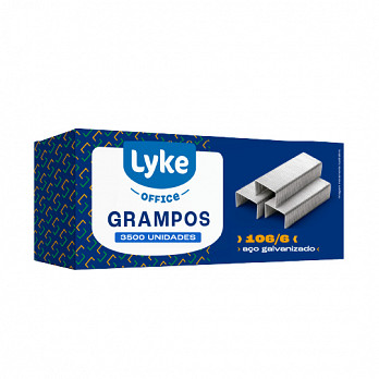 Grampos 106/6 Galvanizado - cx c/ 3500
