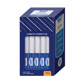 Caneta Corretiva LYKE 7ml - Caixa c/ 12 un