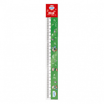 Régua Acrílica 30 cm Cebolinha LYKE - Turma da Mônica