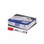 Marcador p/ Quadro Branco Vermelho - cx c/ 12 unds