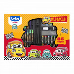 Maleta para Colorir - 86 peças - Ursinhos/Carros