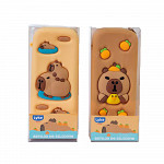 Estojo de Silicone Capivara - cx c/ 6 unidades