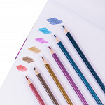 Lápis de Cor Metálico LYKE de madeira - 10 cores
