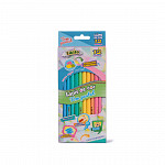 Lápis de Cor Tons Pastel LYKE de madeira - 12 cores