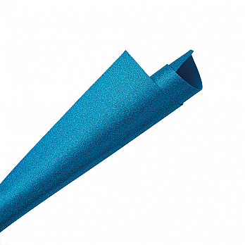 PLACA EVA GLITTER 40X48 AZUL 1,8MM PCT C