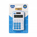 Calculadora Easy LYKE azul/branca - Blister c/ 1un