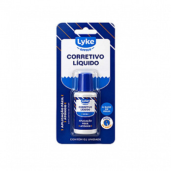 Corretivo Líquido LYKE 18 ml - Blister 1 un