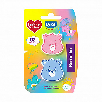 Borracha Blister c/ 2 unds - Ursinhos Carinhosos