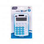 Calculadora Easy LYKE azul/branca - Blister c/ 1un