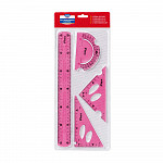 Kit Geométrico Flex LYKE - 04 peças (azul e rosa)