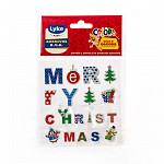 Cartela de Adesivos 3D - Natal - Mix 6 modelos