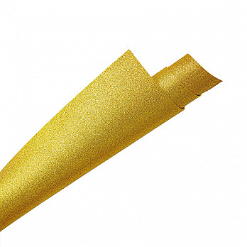 PLACA EVA GLITTER 40X60 AMARELO 1,8MM PC