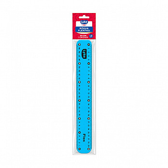 Régua Flexível LYKE - 30 cm - Azul