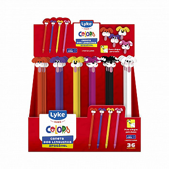 Caneta Apagavel Dog Linguinha