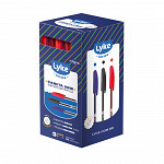 Caneta Esferográfica UNIK LYKE 1.0mm sextavado - Vermelha - Caixa c/ 50 un