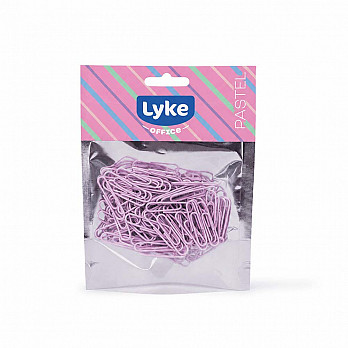 Clips 33mm Rosa Pastel - 100 pcs