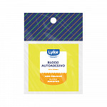 Bloco de recados autoadesivo 76x76mm amarelo - 100 fls