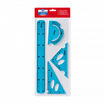 Kit Geométrico Flex LYKE - 04 peças (azul e rosa)