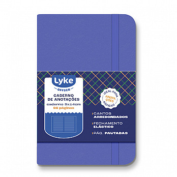Caderno de Anotações - 96fls pautado - Azul