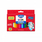 Massinha de Modelar LYKE c/ glitter 160g - 12 cores