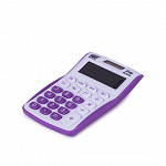 Calculadora Easy LYKE roxo/branco - Blister c/ 1un