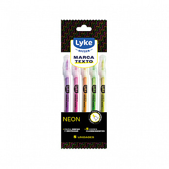 Marca Texto Neon Blister 5 Unds - 132X13