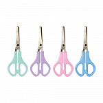 Tesoura Escolar tons pastel LYKE 13cm - Display c/ 24 un
