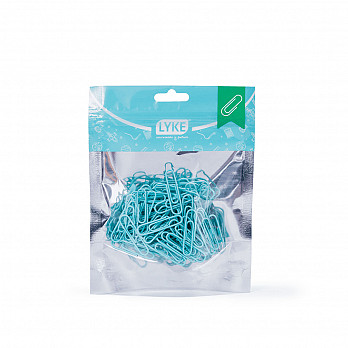 Clips 33mm Verde Pastel - 100 pcs