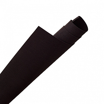 PLACA EVA LISO 40X48 PRETO 1,5MM PCT C/1