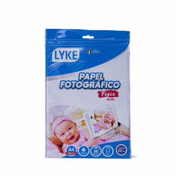 Papel Fotográfico Fosco A4 - 180G/M2 C