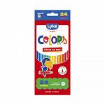Lápis de Cor LYKE de resina reciclada - 24 cores