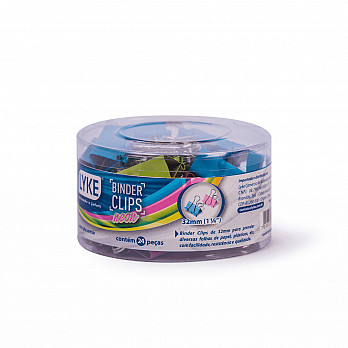 Binder Clips neon 32mm - 24 pcs