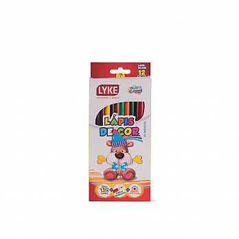 Lápis de Cor LYKE de madeira (FSC) - 12 cores