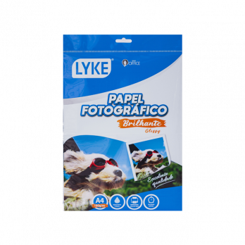 Papel Fotográfico Brilhante - A4 - 180g