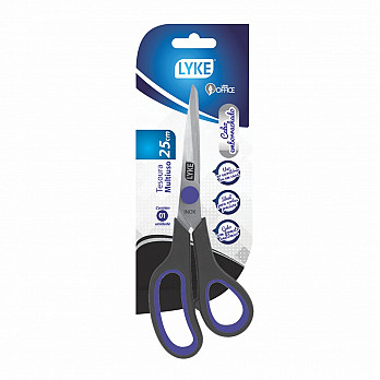 Tesoura Multiuso 25cm cabo emborrachado - Blister unit