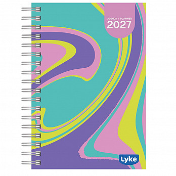 Agenda / Planner Anual 11x15,2 cm - 16 capas - FEM - caixa c/ 32 unidades (sortidas)