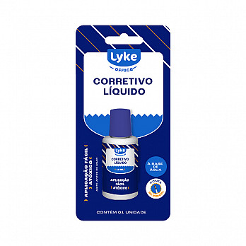 Corretivo Líquido LYKE 18 ml - Blister 1 un