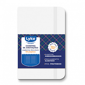 Caderno de Anotações - 96fls pautado - Branco