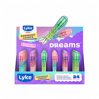 Caneta Borracha Display c/ 24 unidades