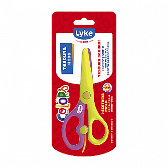 TESOURA ESCOLAR KIDS 100% PLASTICO