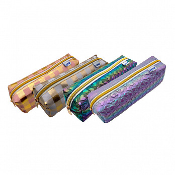 Estojo Square 2 zíperes 22.5*7.5*8CM - DREAM