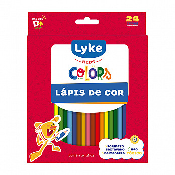 Lápis de Cor LYKE de madeira (FSC) - 24 cores