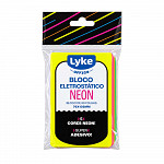 Bloco de recados estático 76x102mm NEON - 50 fls