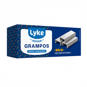 Grampos 106/8 Galvanizado - cx c/ 3000