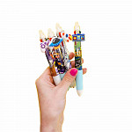 Caneta Apagável 4 em 1 - Game e Espaço - Display c/ 12 unidades