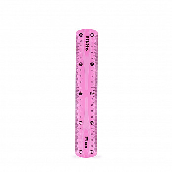 Régua Flexível LYKE - 20 cm - Rosa