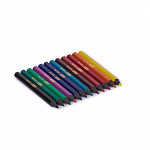 Lápis de Cor LYKE curto de resina reciclada - 12 cores
