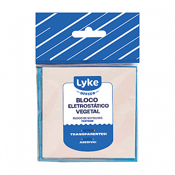 Bloco Estático (Blister) - Transparente 50 fls 76x76mm