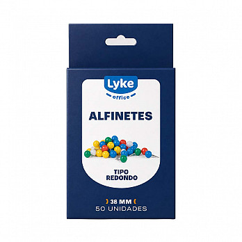 Alfinete Cabeça Redonda - cx c/ 50 pcs